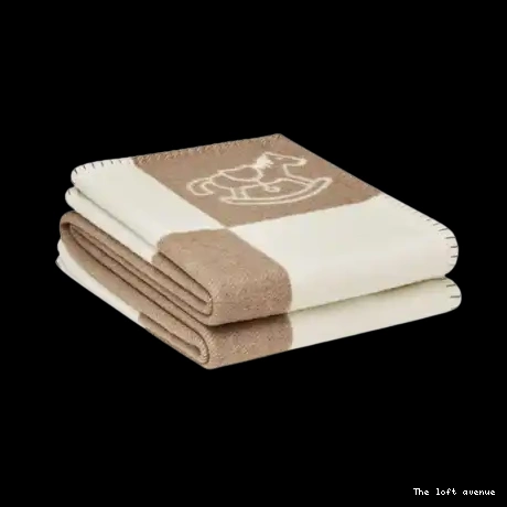 THROW HERMES BABY BLANKET WOOL ADADA AVALON 0702